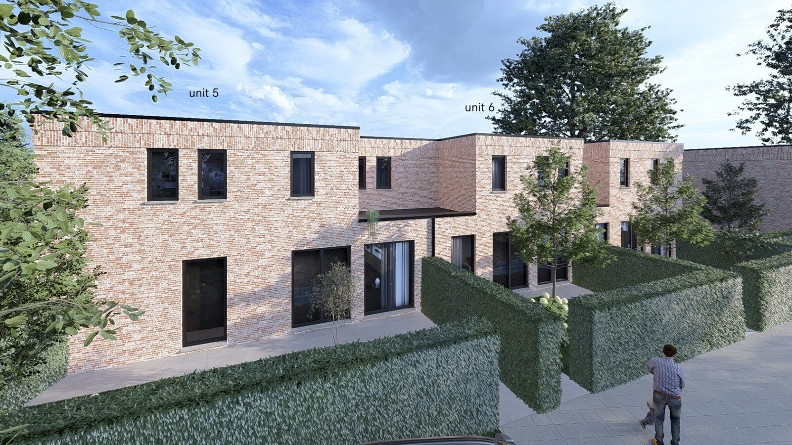 Moderne, Bijna Energie Neutrale stadswoning met private tuin in het centrum van Stokkem! 