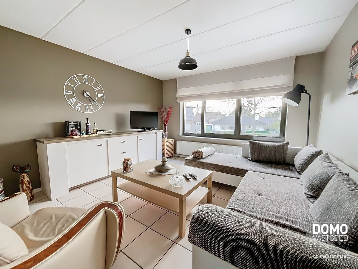 RUIM APPARTEMENT MET TUIN EN 2 SLAAPKAMERS TE HUUR IN HEUSDEN-ZOLDER 