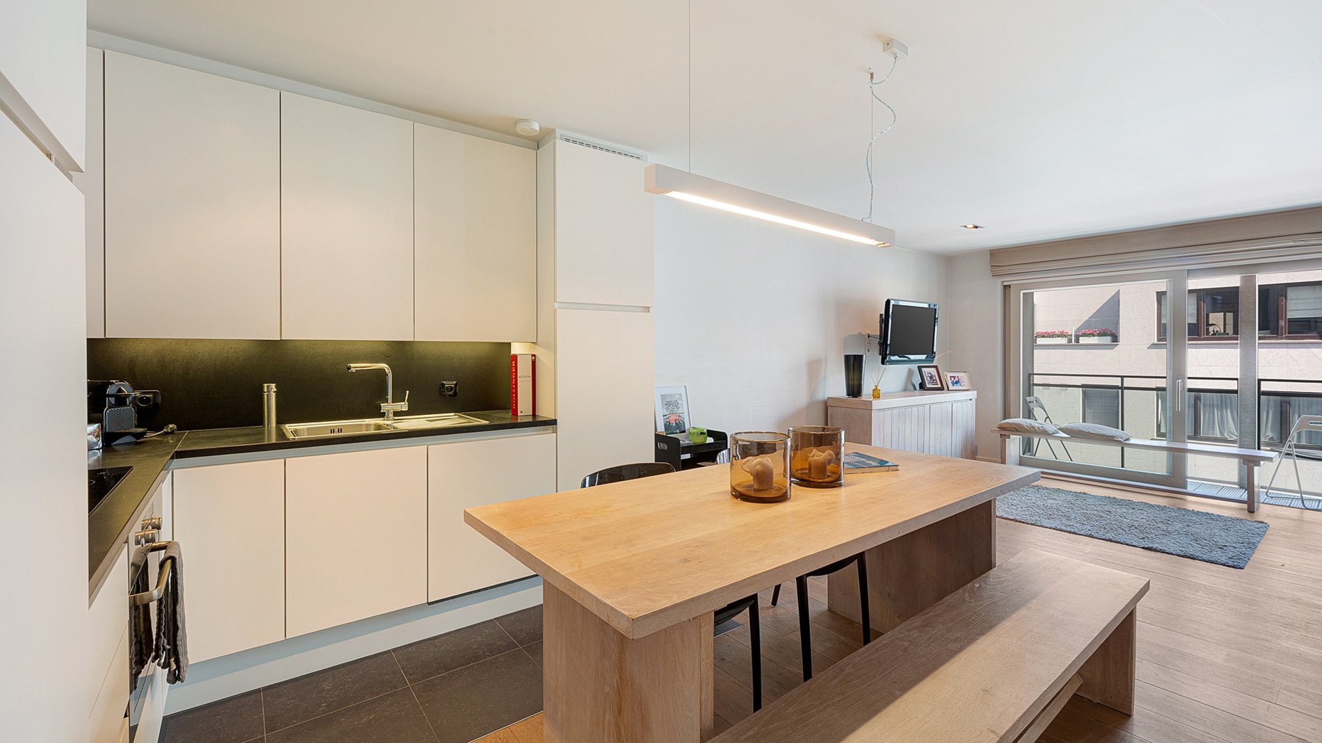 Recent 2-slaapkamer appartement centraal gelegen vlakbij zee in Knokke 