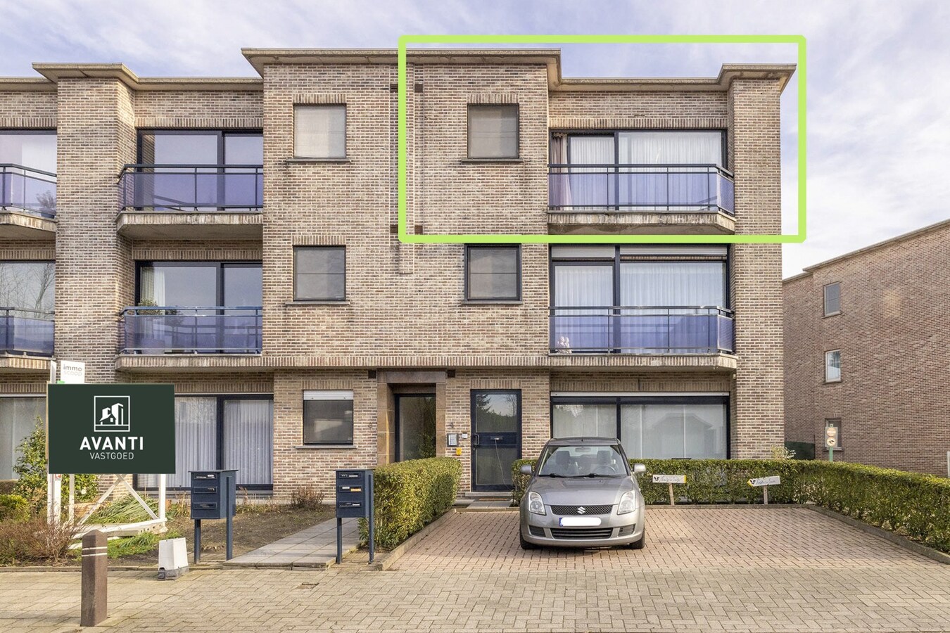 Appartement met 3 slpks + garage - topligging 