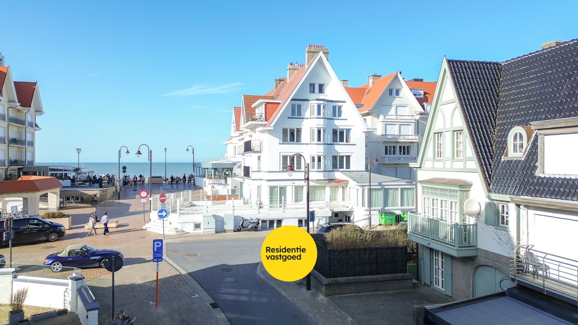 Exclusieve hoekwoning met zeezicht op topligging in de Concessie van De Haan, op 20 m van de zeedijk! 