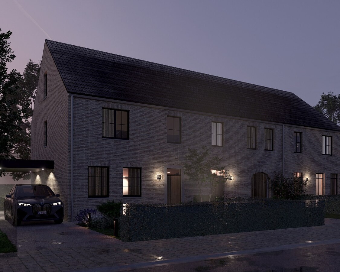 Charmante nieuwbouwwoning, in een kleinschalig project van 3 woningen, op een perceel van 3a38ca! 