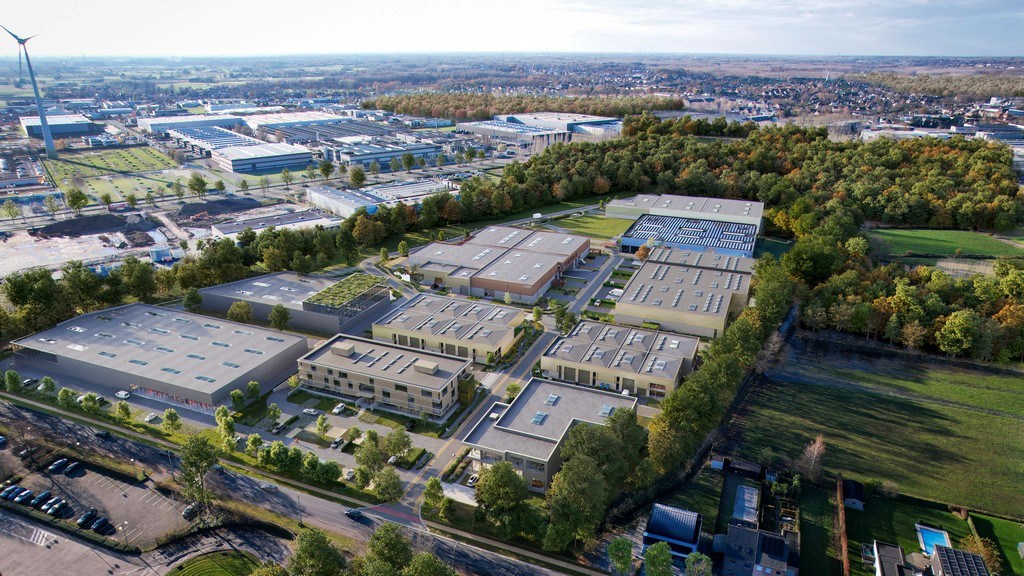 Nieuwbouw loodsen te koop in fase II Cesar Busines Park Bornem