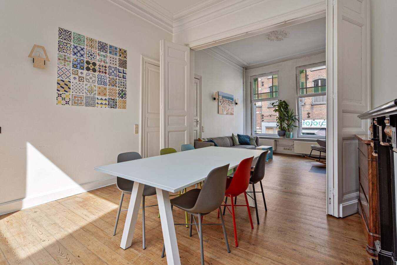 Gerenoveerd herenhuis met 5 slpk in het hart van Oudenaarde 