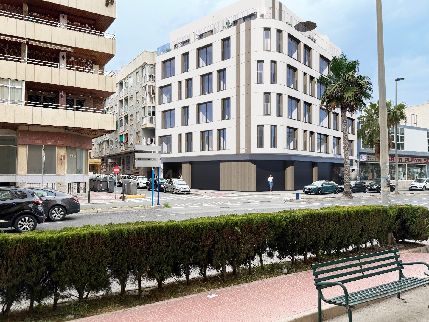 Nieuwbouw project op 60m van het strand te Torrevieja 