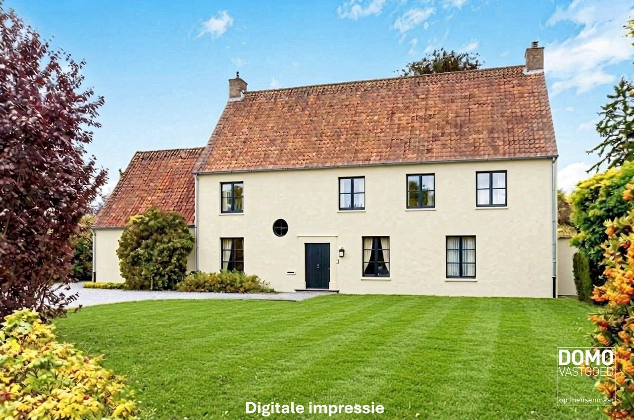 Exclusieve statige open bebouwing met zuid gerichte tuin in het centrum van Kermt (Hasselt) 