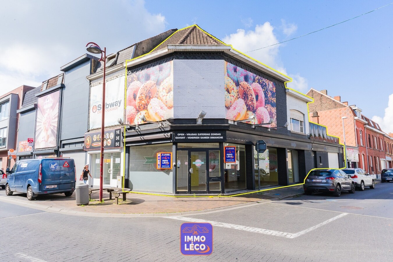 Surface commerciale idéalement située avec habitation à l'étage ! 