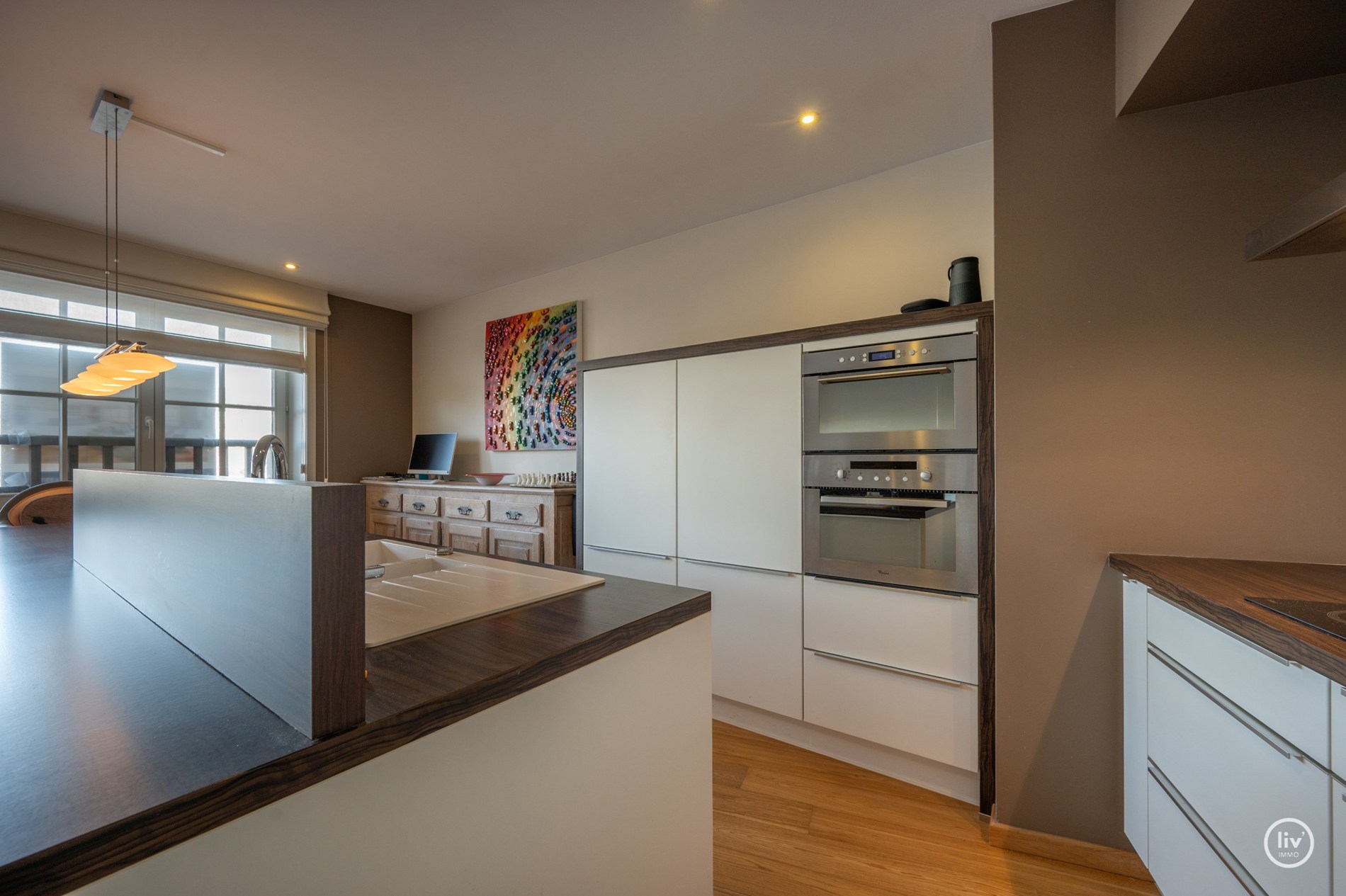 Verzorgd appartement op een topligging in de gegeerde Meerlaan te Knokke. 