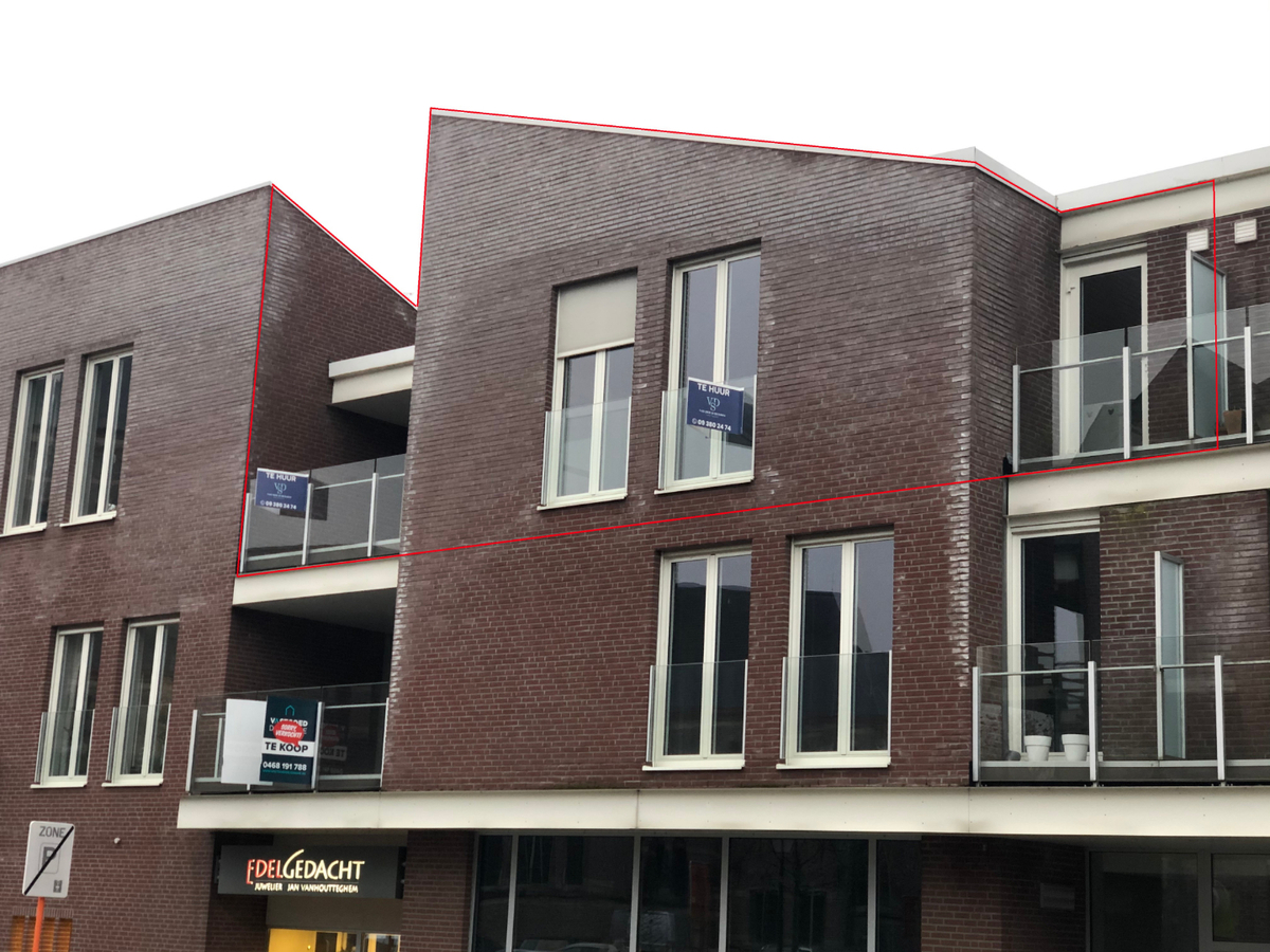 Bijzonder ruim 2-slpk-luxeappartement in centrum De Pinte 