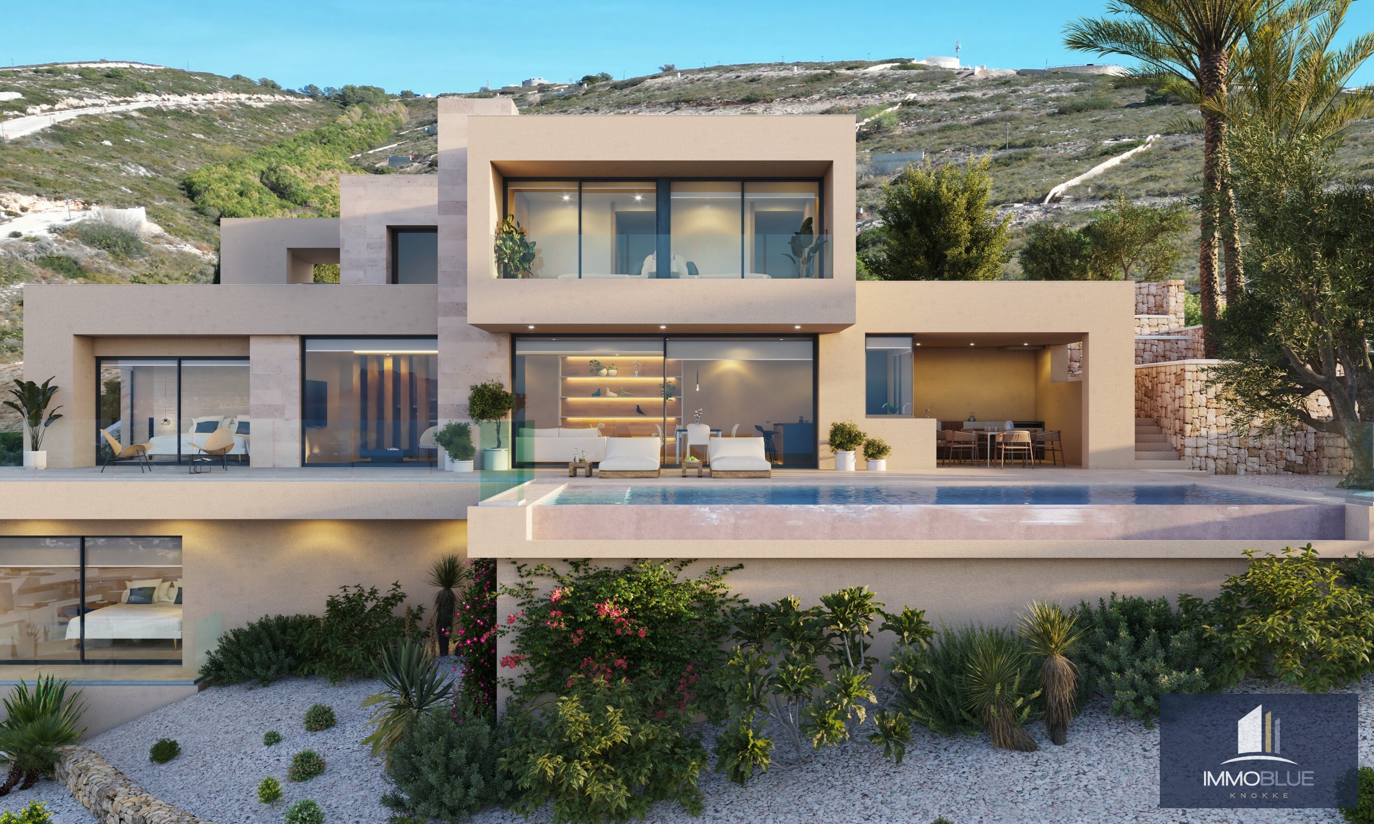 Moderne luxe met spectaculair zeezicht in Cumbre del Sol. 