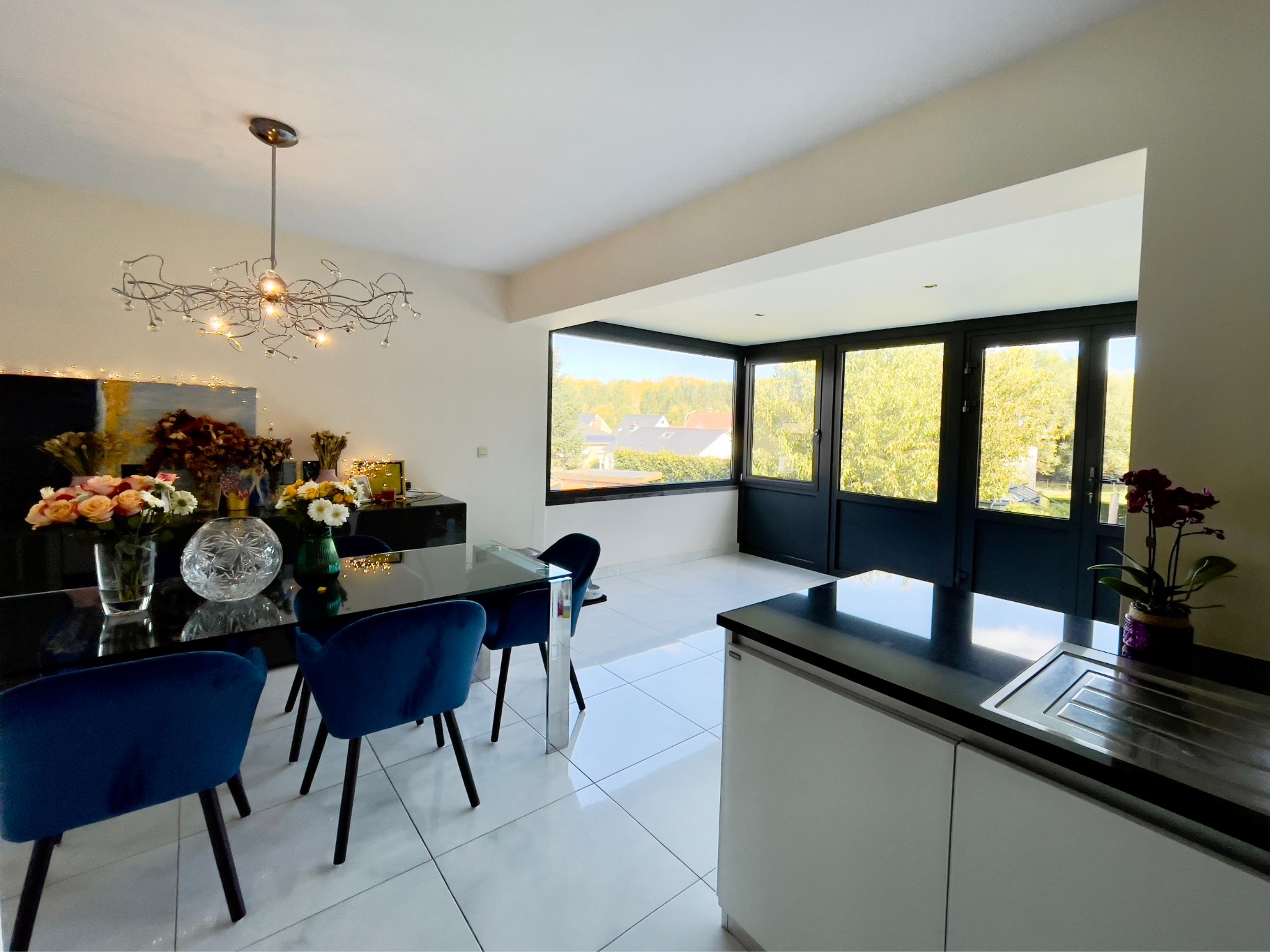 Zéér ruime energiezuinige woning met 4 kamers en bureau 