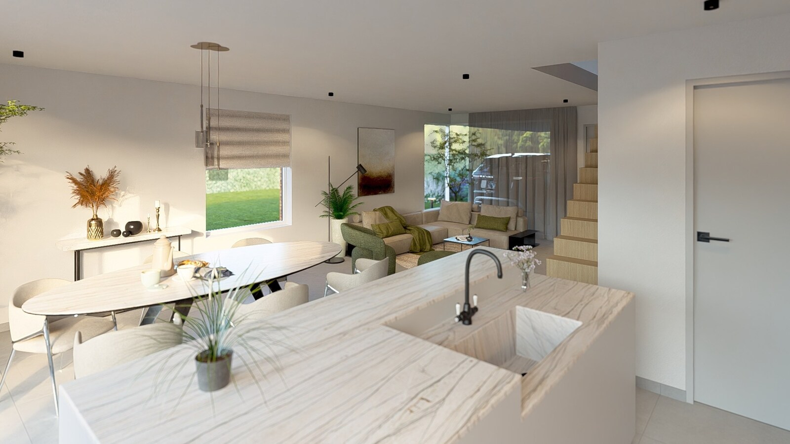 Instapklare nieuwbouwwoning in opbouw in Poelkapelle – Merelstraat 36 