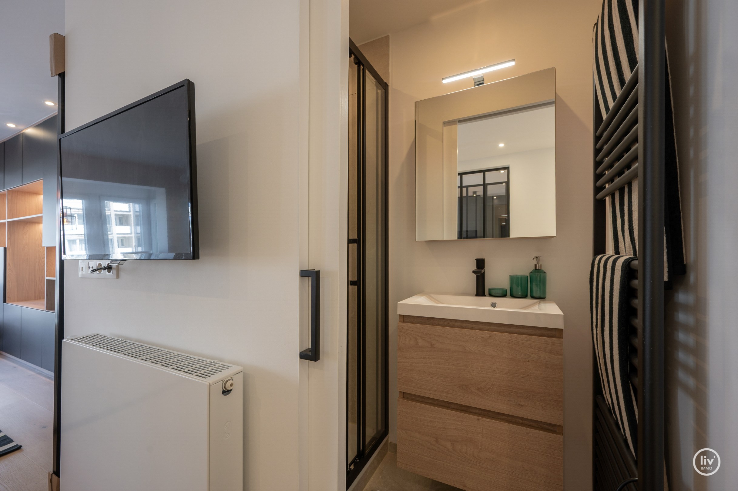 Prachtig gerenoveerd appartement nabij het Albertstrand met zijdelings zeezicht 