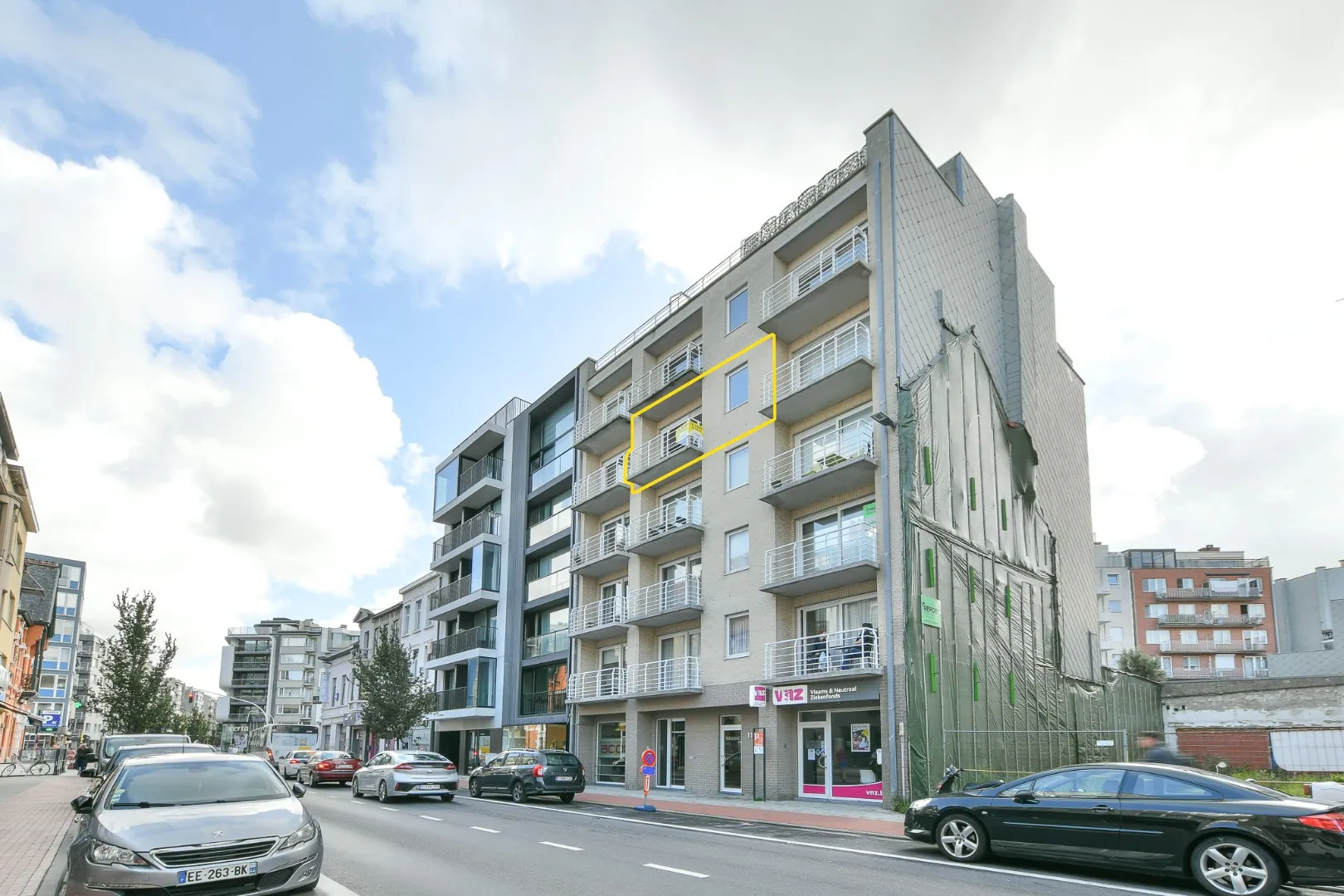 Goed gelegen 1-slaapkamer appartement met terras