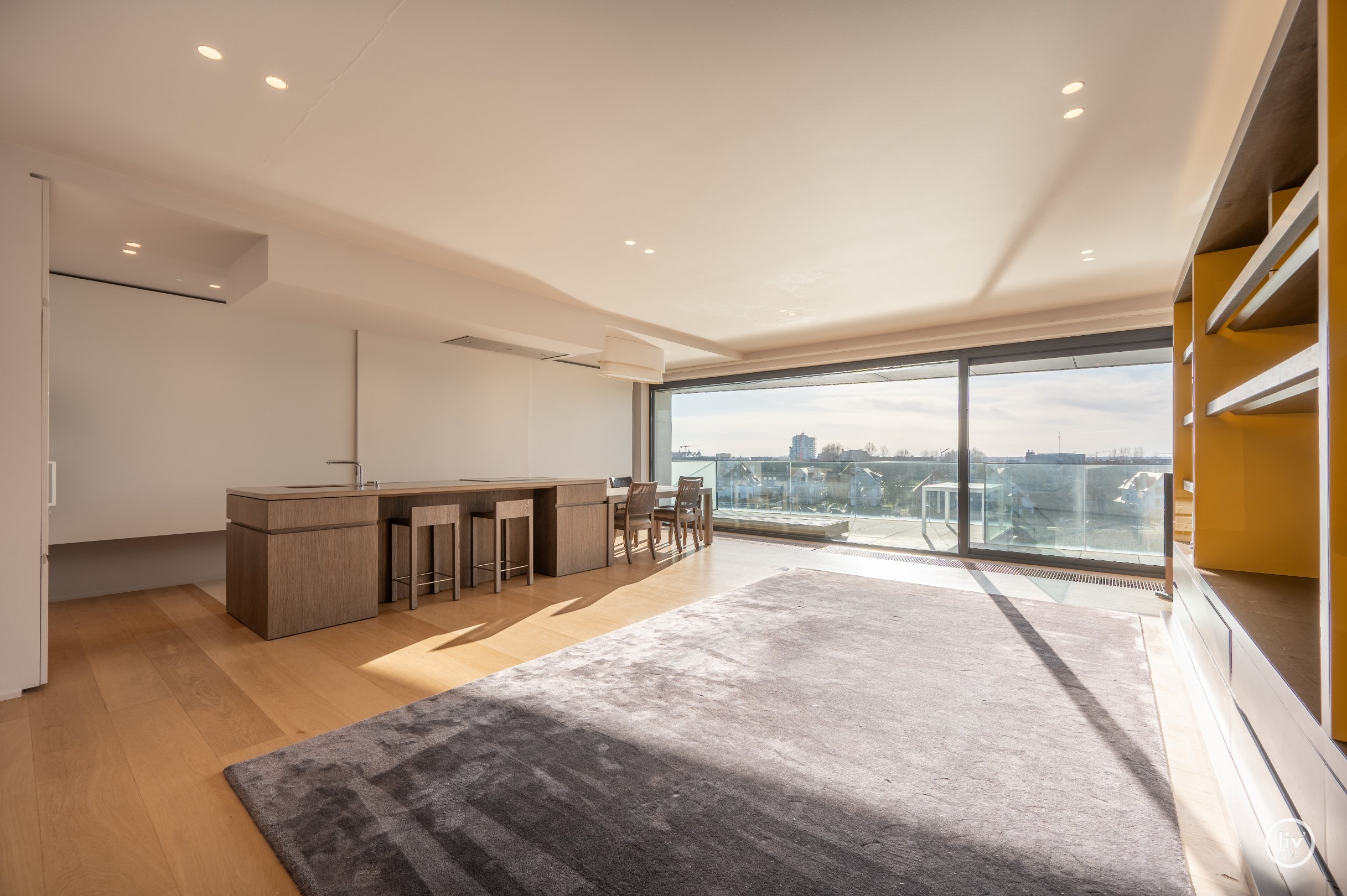 LA RESERVE - Appartement exceptionnel de 3 chambres avec de grandes terrasses offrant une vue sur le ZEGEMEER et le CASINO à Knokke. 