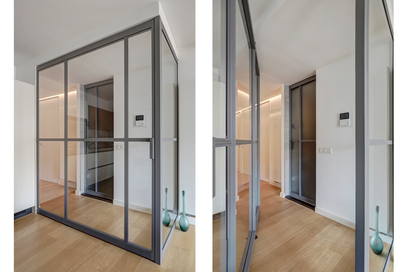 Luxe uitgevoerde 2- (voorheen 3) kamer appartement op de 3e etage met fraaie keuken, badkamer, balkon met uitzicht en gelegen op eigen grond. 