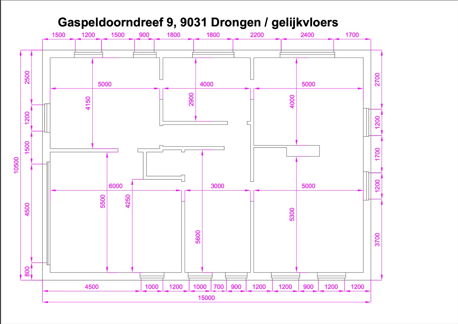 Karaktervolle villa met 4 slaapkamers in een groene en residentiële omgeving te Drongen 
