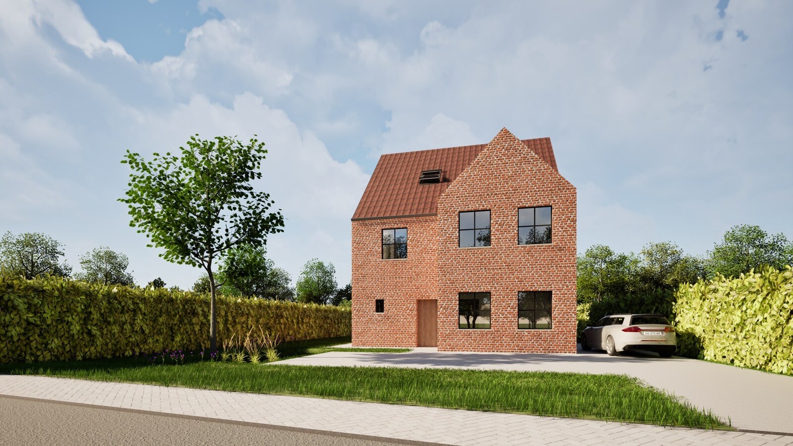 Afgewerkt duplexappartement met 3 slaapkamers 