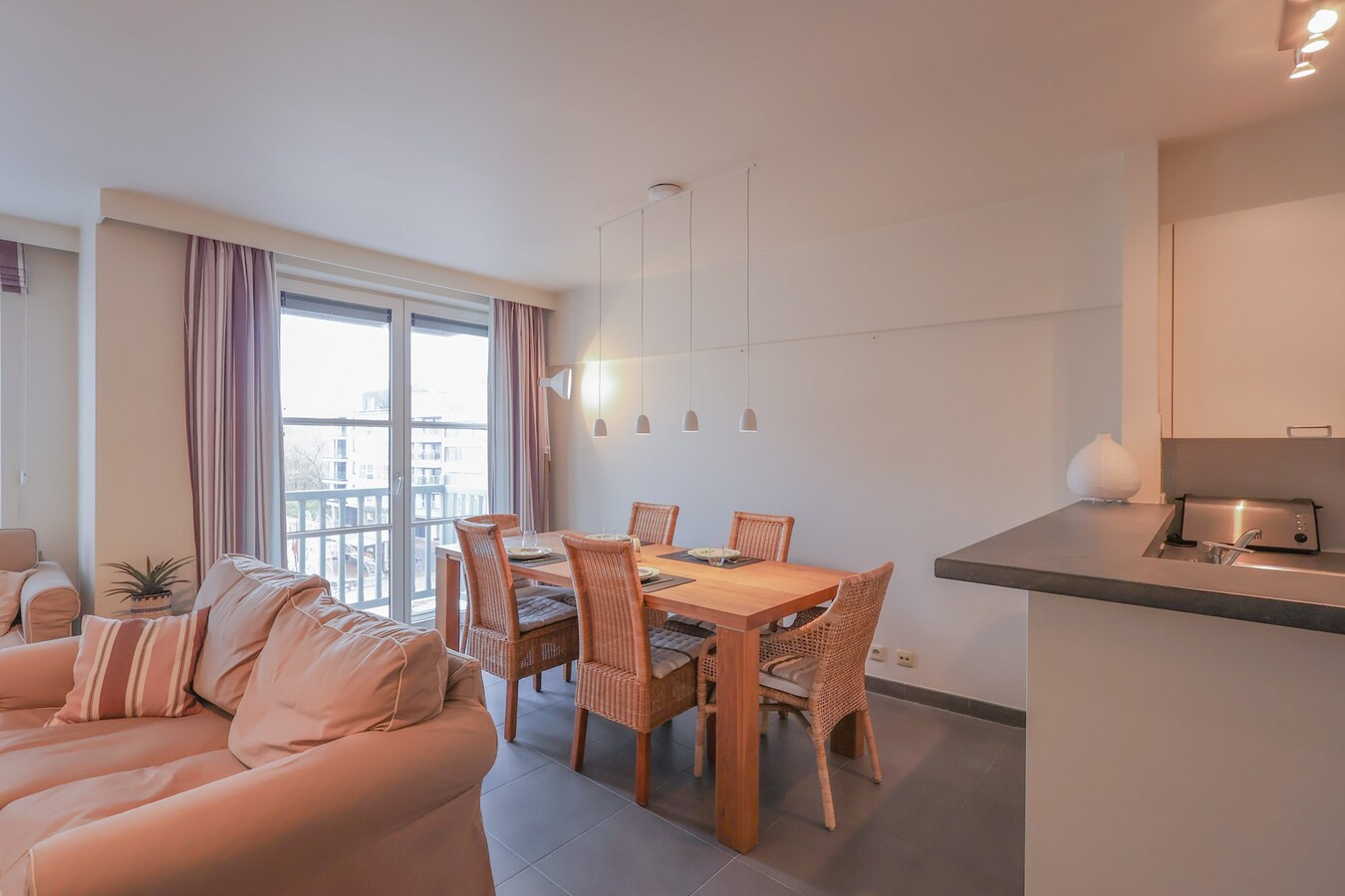 App. avec 2 chambres 