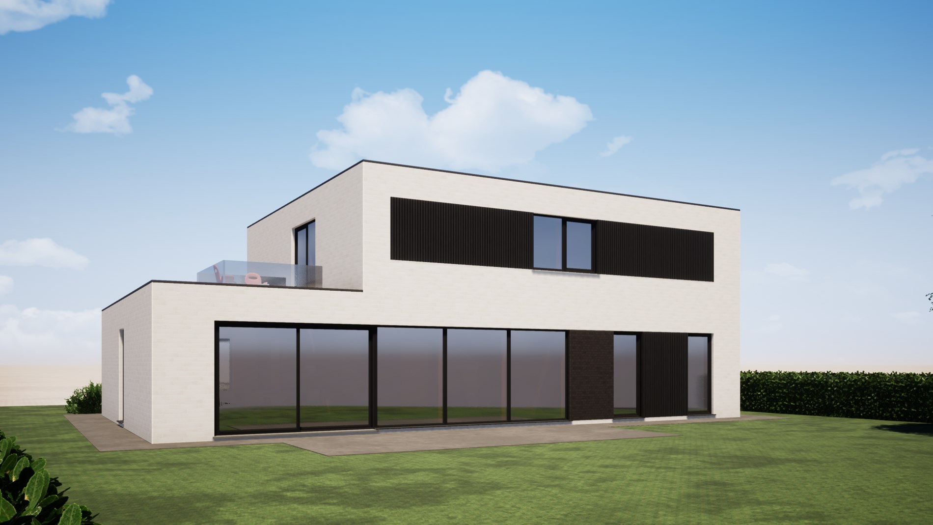 Nieuwbouwvilla met 4/5 slaapkamers en dubbele garage op 1902 m² in Ruddervoorde! 