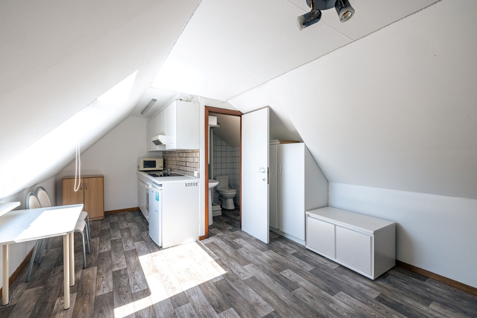 Lichtrijke studio met parkzicht te Sint-Amandsberg 