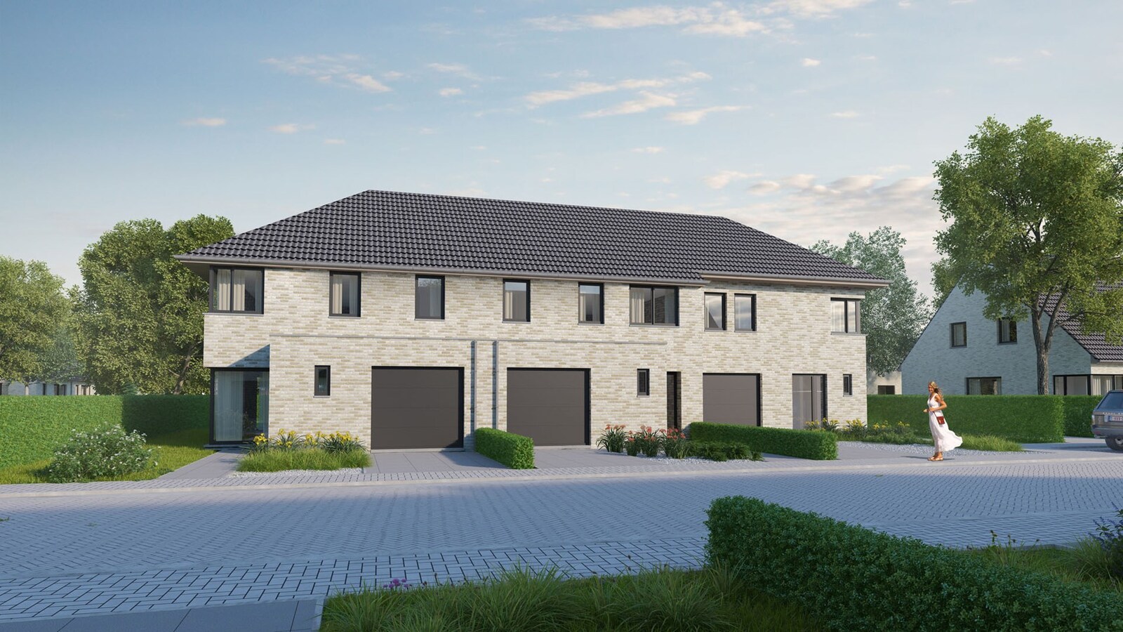 Gloednieuwe verkaveling te koop in hartje Kluisbergen 