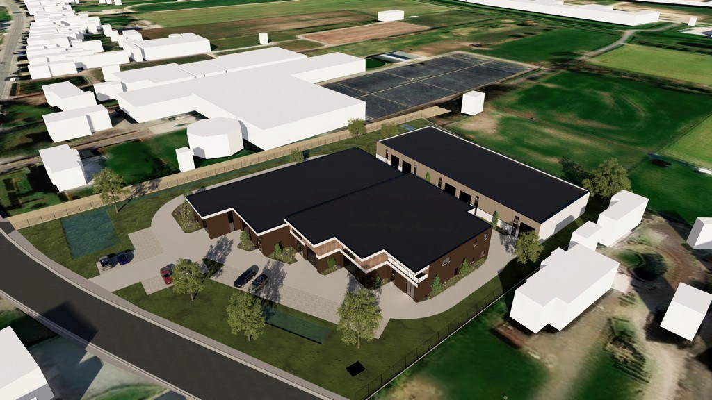 Nieuwbouw magazijnen te koop in Bizzpark Doornzele