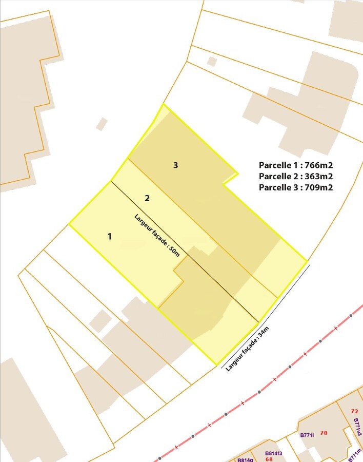 Terrain de 1838m² pour projet immobilier, PLEIN CENTRE-VILLE ! 
