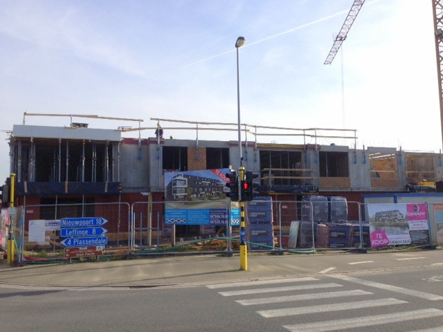 Nieuwbouwproject met zicht op het water 