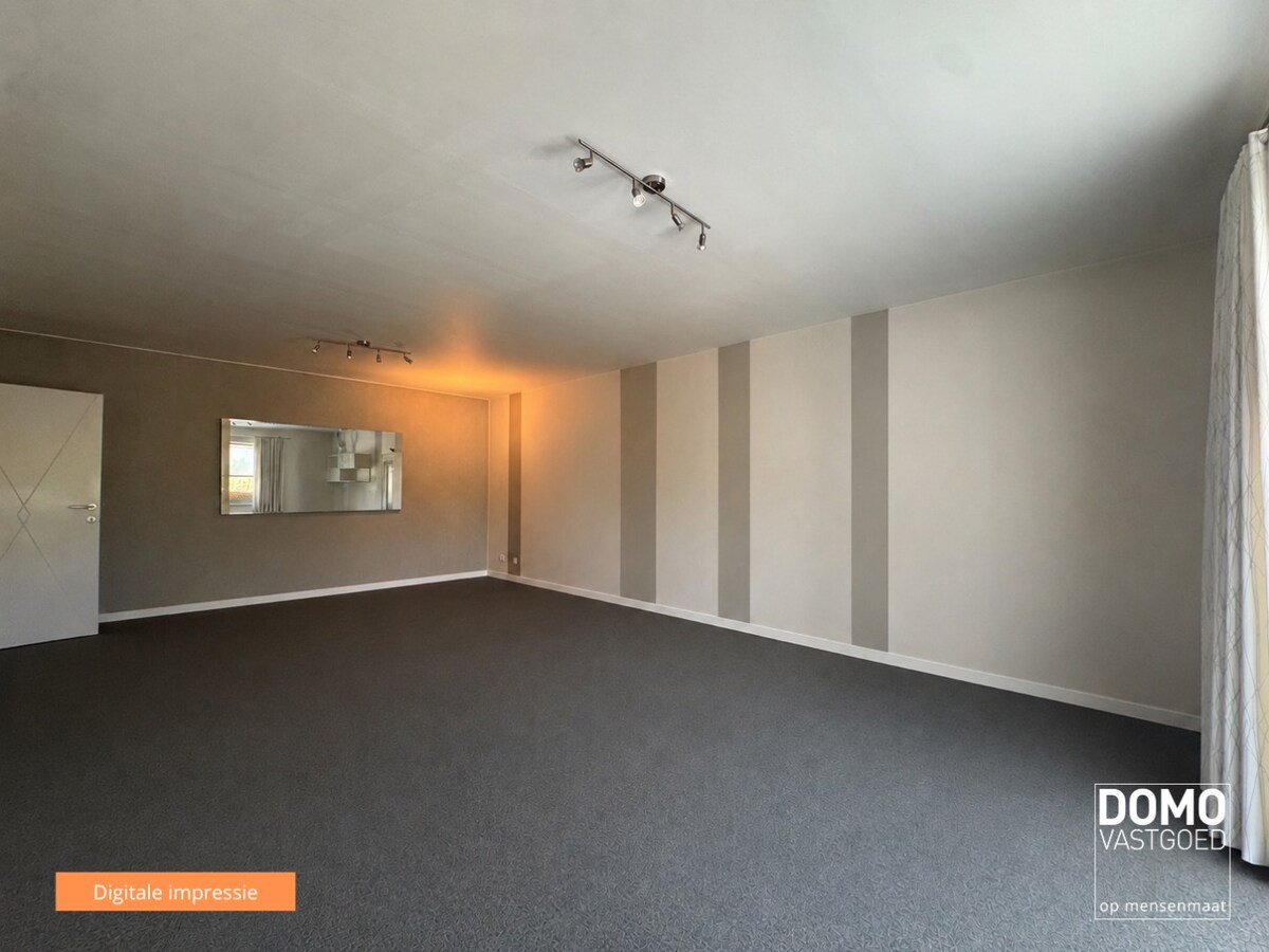 Ruim appartement van 121 m² met drie slaapkamers, twee terrassen en privatieve garagebox op toplocatie in Hasselt 