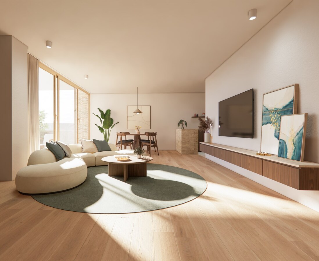 SLECHTS 3 BESCHIKBAAR! 6% BTW - KNAP ARCHITECTURAAL, DOORDACHT NIEUWBOUWPROJECT IN HET CENTRUM VAN KERMT 