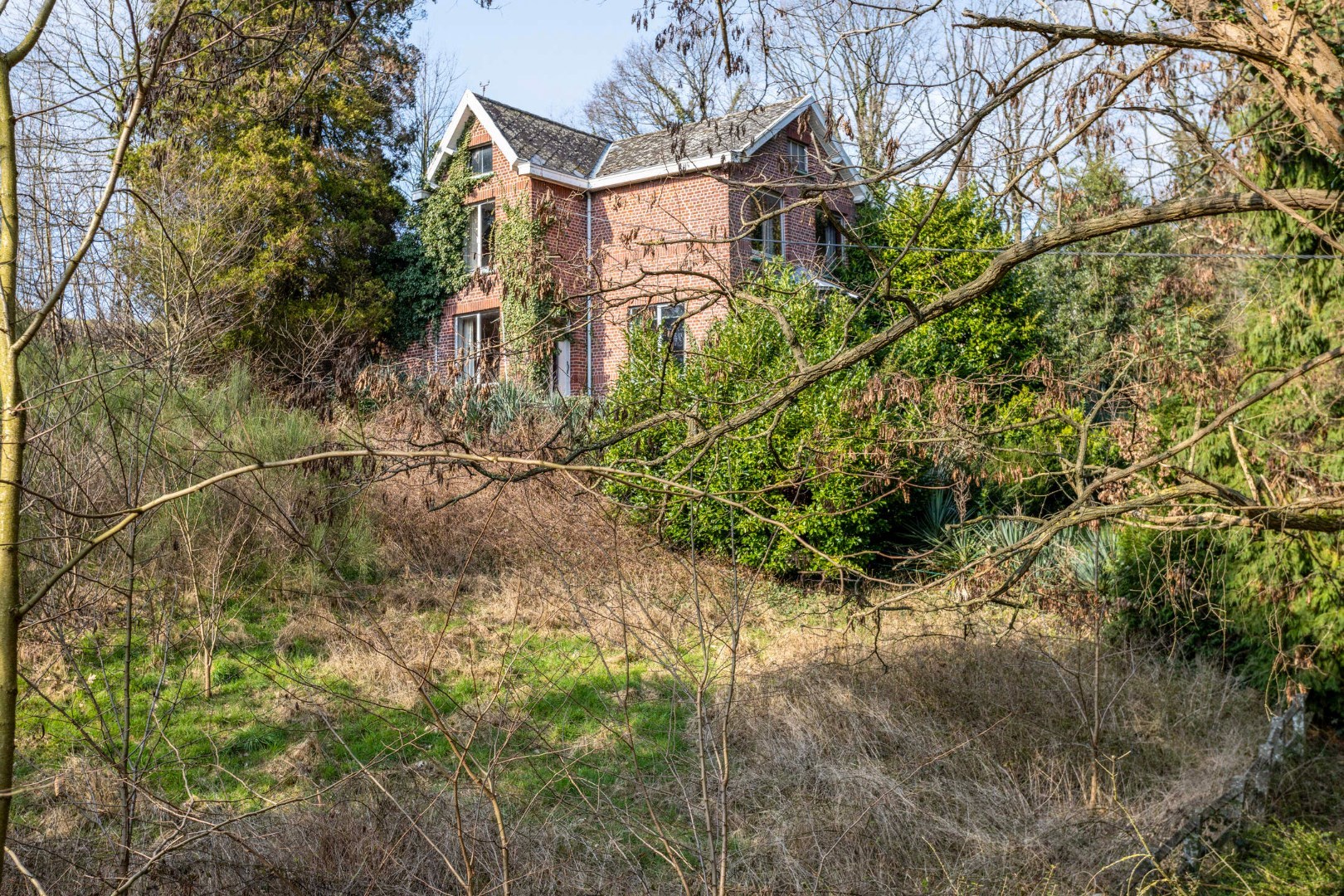 Uniek project: te renoveren woning op een perceel van bijna 1 hectare in Kessel-Lo. 