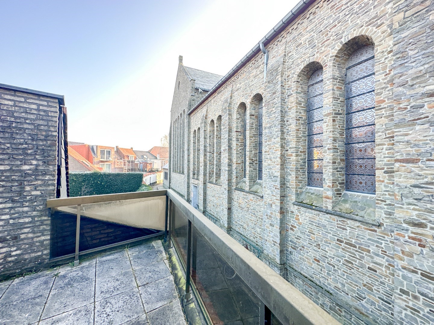 Privaat terras bij slp 1