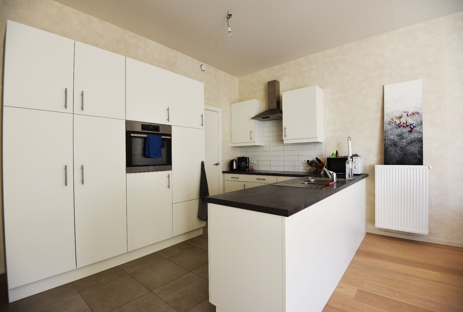 Recent app. 2 slpks, terras, balkon en garage te Maldegem 