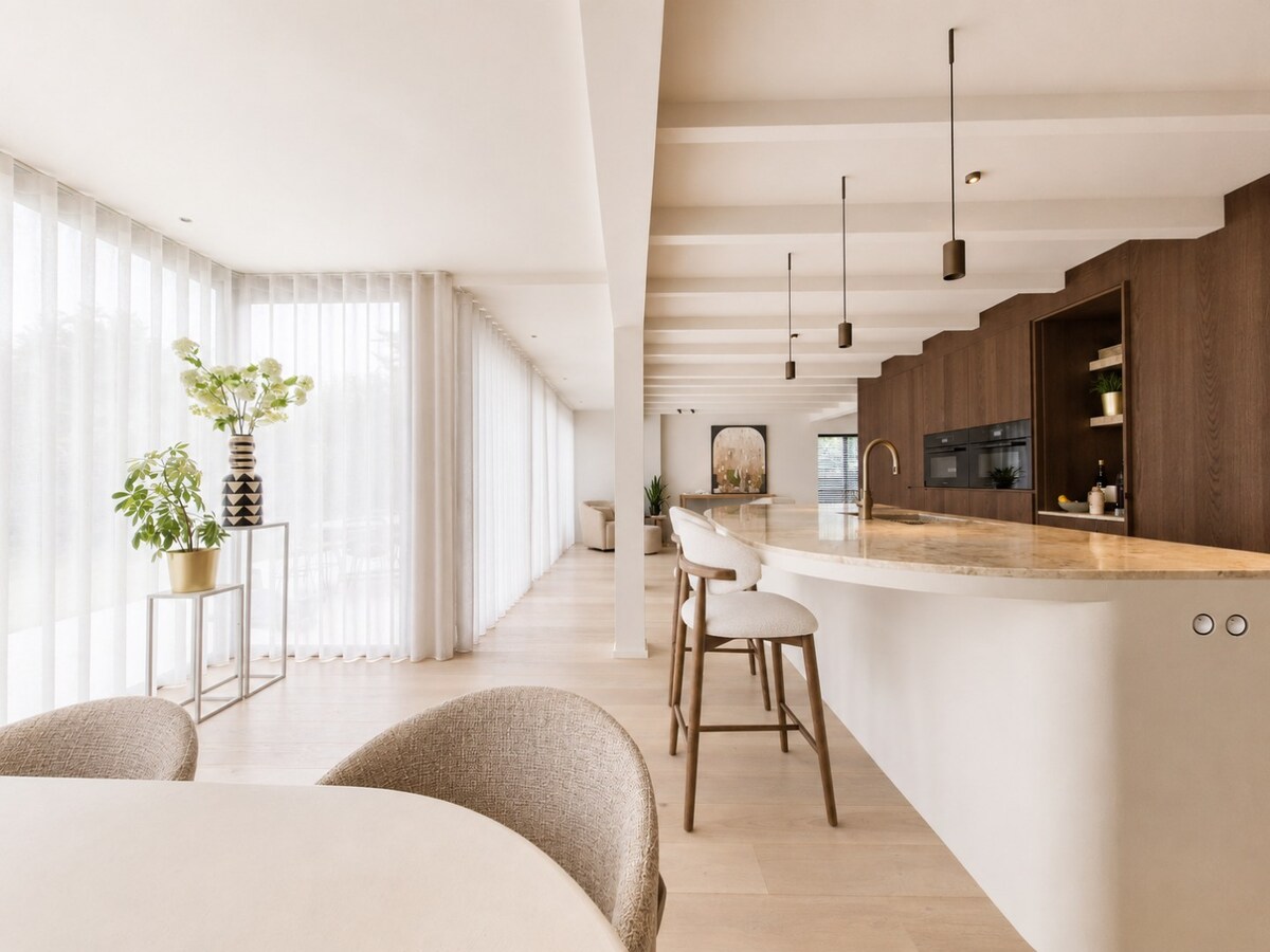 Exclusief gerenoveerde villa in een rustige doodlopende straat nabij het centrum van Knokke 