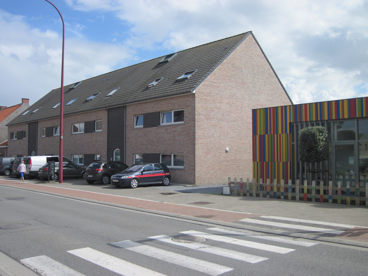 Bijzonder ruim 1-slp-appartement. Met terras. Met garage. 