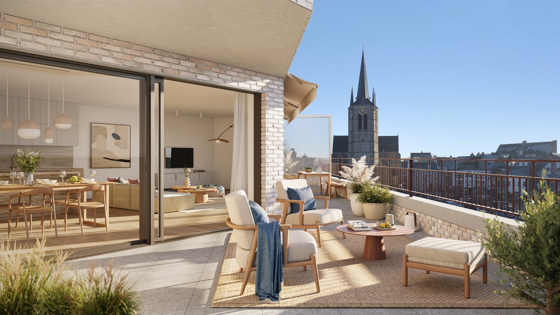 Nieuwbouw 3-slaapkamer appartement in Geel-centrum 