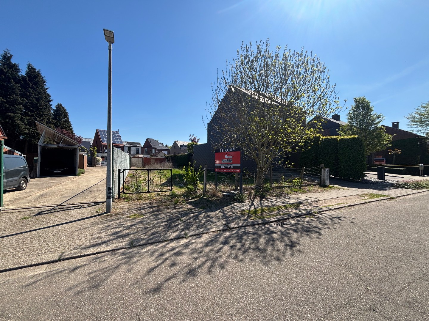 Bouwgrond van 307 m² voor halfopen bebouwing in centrum Mol 