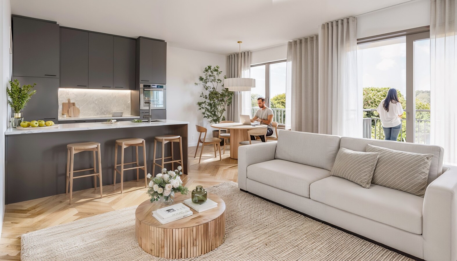 2 slpk-appartement in centrum Gavere! 