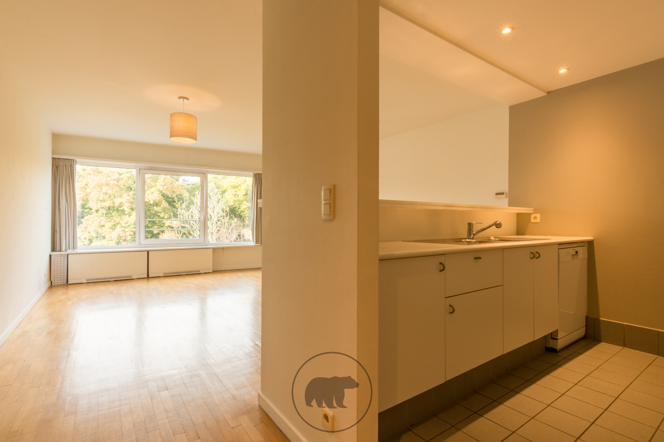 Lichtrijk appartement met zicht op het Zuidpark te Gent 