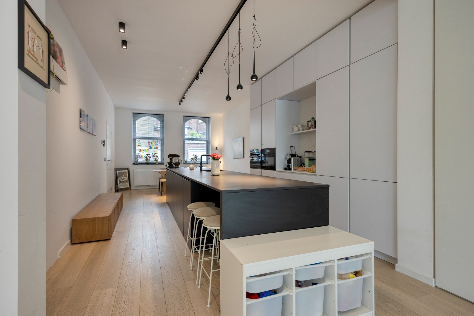 Prachtig herenhuis met 4 slaapkamers, 2 badkamers in Leuven centrum - EPC 77Kwh/m² 