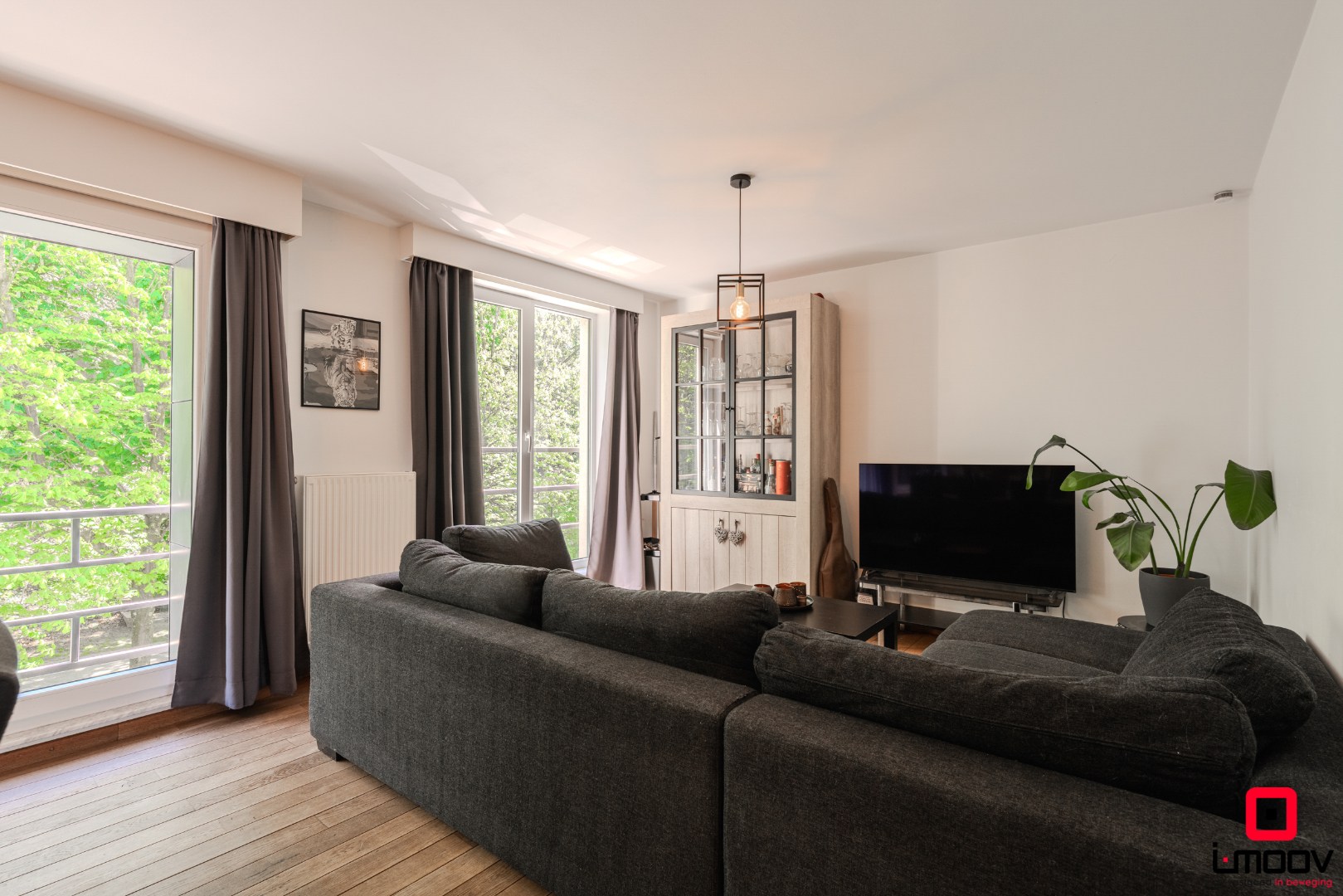 Eénslaapkamer appartement met twee terrassen en uniek parkzicht 