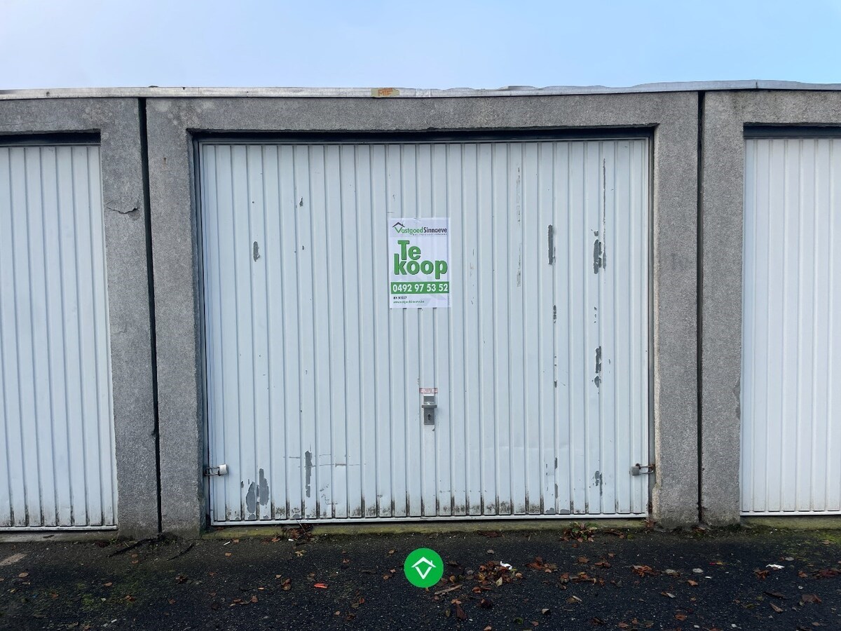 Afgesloten garagebox in centrum Roeselare 
