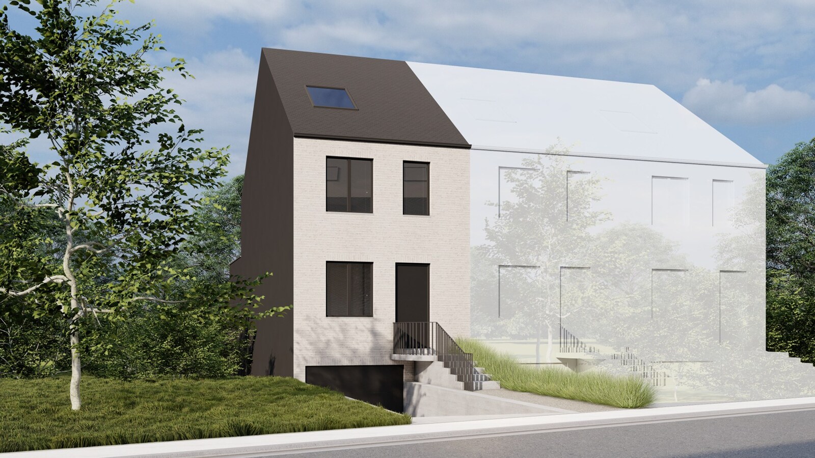 Ruime wind- en waterdichte BEN-woning nabij centrum Lede 