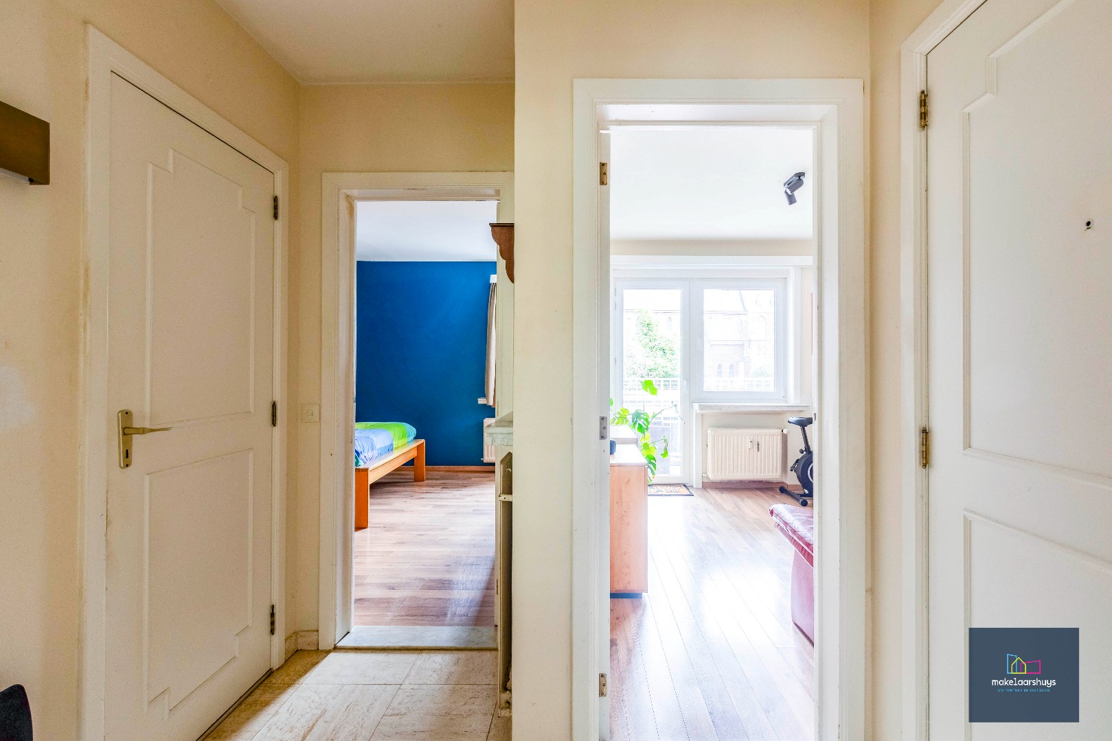 Schitterend gelegen 2 slp.app in het centrum van de stad. 