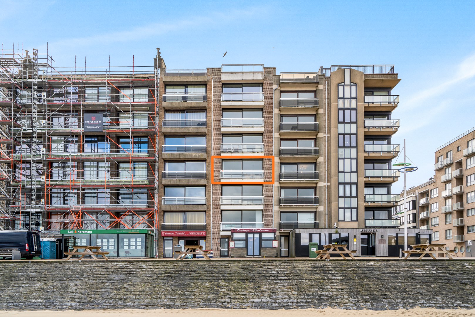 3 slaapkamer appartement met zeezicht 