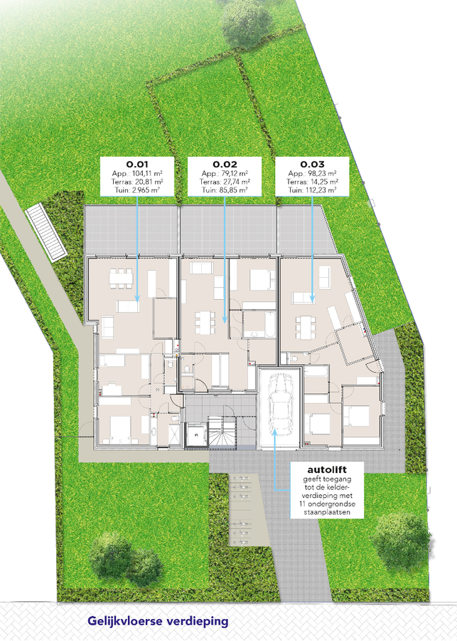 UITVERKOCHT - 8 nieuwbouwappartementen 