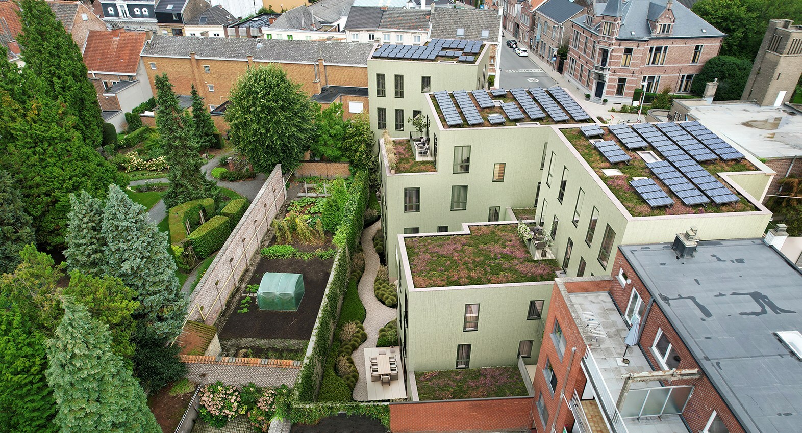 Energiezuinig nieuwbouwappartement met terras in centrum Oudenaarde 