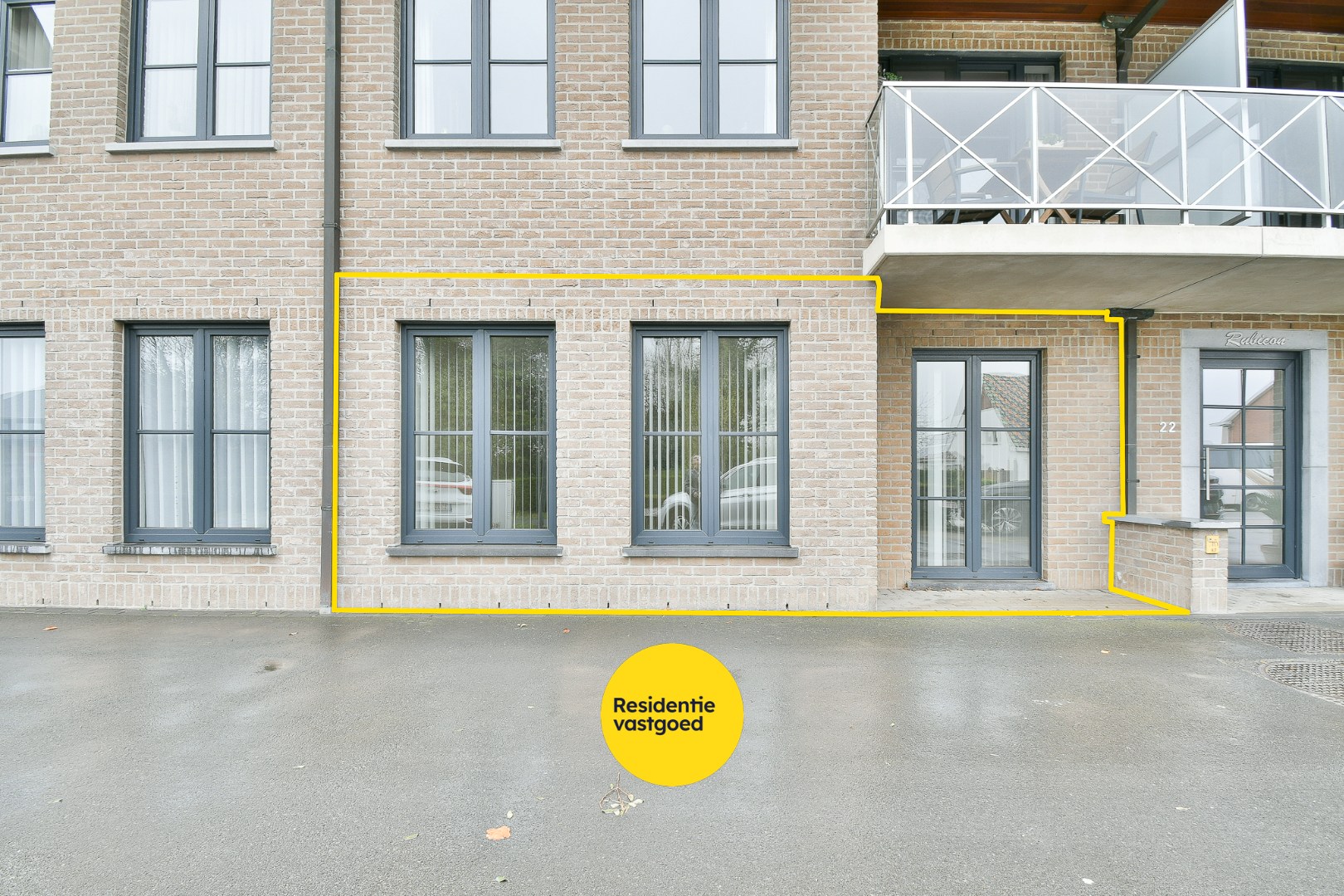 Gelijkvloers appartement met twee slaapkamers in Oudenburg 