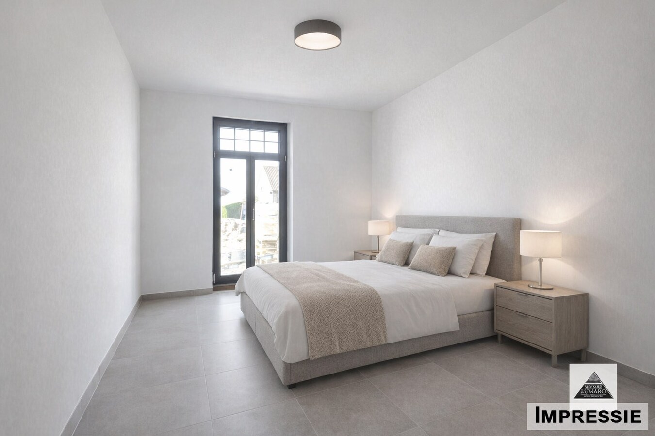 Nieuw gelijkvloers appartement met terras en tuintje 